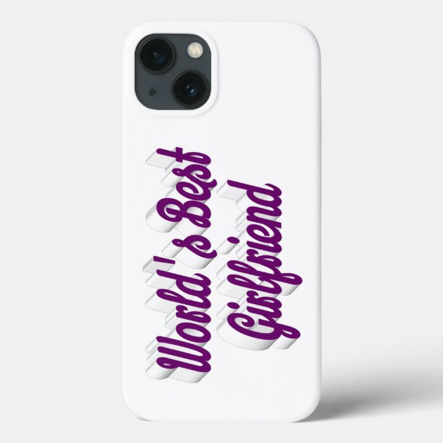 Coques Case-Mate iPhone Script violet petite amie (Verso)