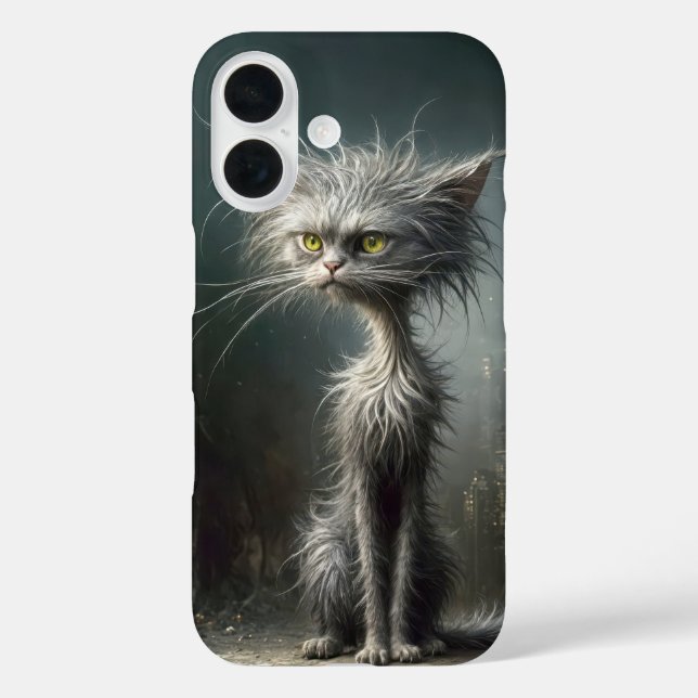 Coques Case-Mate iPhone Scruffy City Street Cat (Verso)