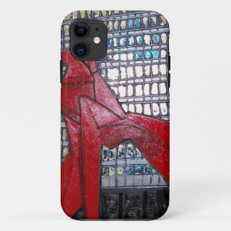 Coque Case-Mate iPhone Sculpture Flamant rose de Chicago