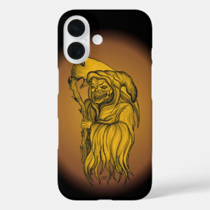 Coque Pour iPhone 16 Scythe man - La mort