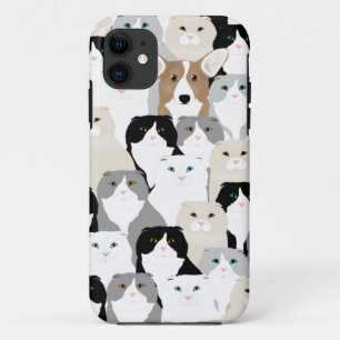 Etui iPhone Case-Mate Se d'iPhone de chats et de chiens +cas