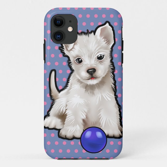 Coques Case-Mate iPhone Se MIGNON d'iPhone de CHIOT + cas de l'iPhone 5/5S (Dos)