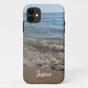 Case-Mate iPhone Case Sea & Sand Beach Waves Nom personnalisé