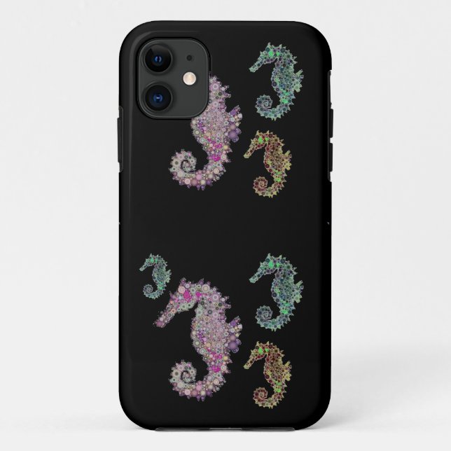 Coques Case-Mate iPhone Seahors Art par LeahG (Dos)
