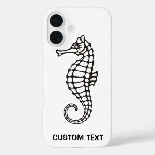 Coque Pour iPhone 16 Seahorse Black