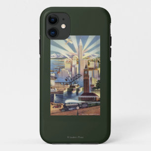 Etui iPhone Case-Mate Seattle, Washington - vue du centre ville