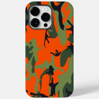 Coque Case-Mate iPhone Sécurité Orange et Camo vert