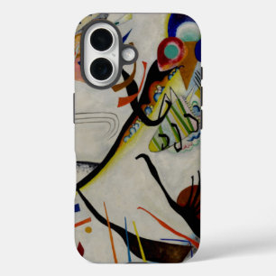Coque Pour iPhone 16 Segment bleu Kandinsky
