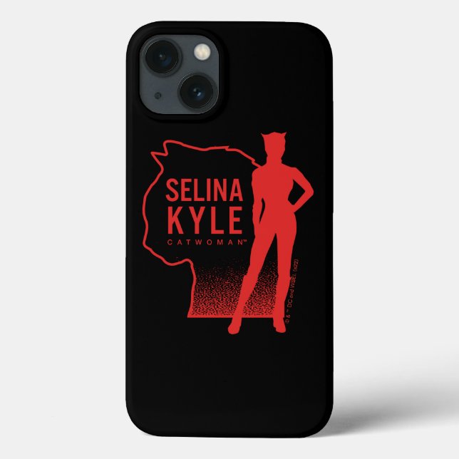 Coques Case-Mate iPhone Selina Kyle Catwoman - logo (Verso)