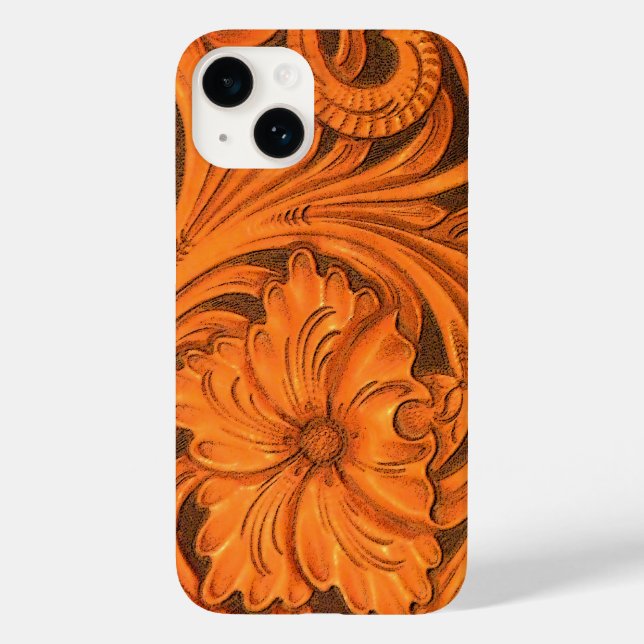 Coques Case-Mate iPhone Selle de Cheval Faux Floral (Verso)