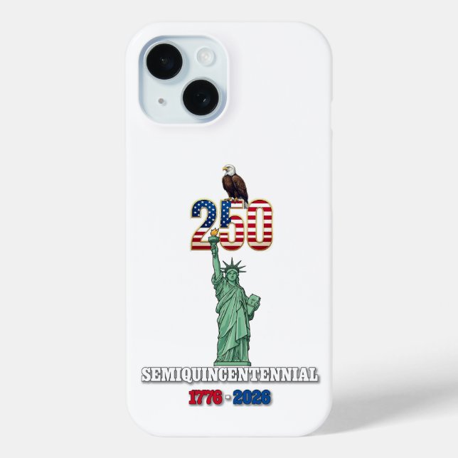 Coques Case-Mate iPhone Semiquincentenaire États-Unis 250e anniversaire 17 (Verso)