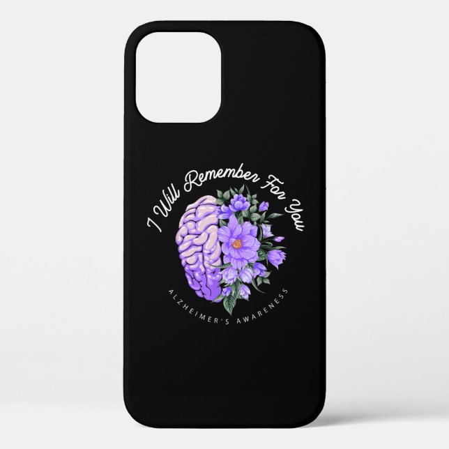 Coques Case-Mate iPhone Sensibilisation à la maladie d'Alzheimer Je me sou (Verso)