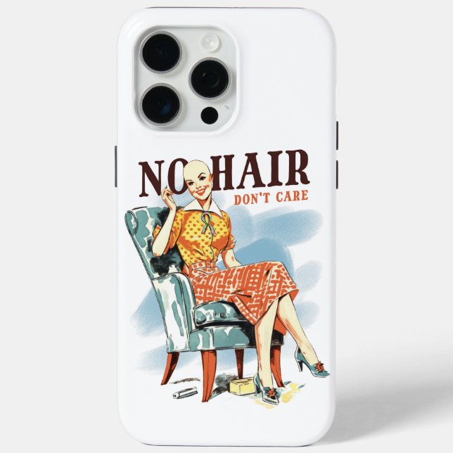 Coques Case-Mate iPhone Sensibilisation au cancer pour les femmes chauves  (Verso)