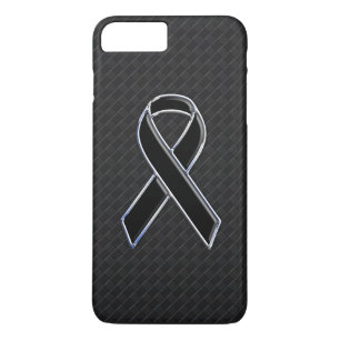 Coque Case-Mate Pour iPhone Sensibilisation au ruban noir élégant