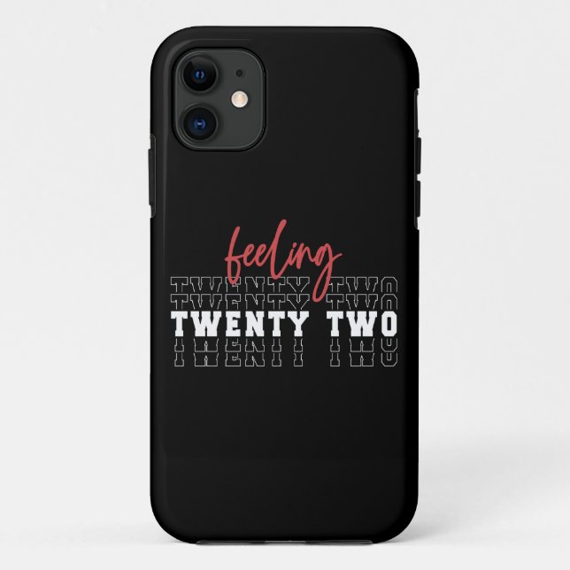 Coques Case-Mate iPhone Sentez vingt-deux cadeau de 22e anniversaire (Dos)