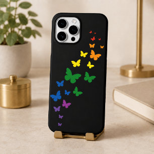 Coque Case-Mate iPhone Sentier arc-en-ciel papillon LGBTQ