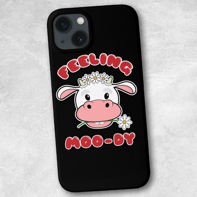 Coques Case-Mate iPhone Sentiment vache | Citation de vache de dessin anim (Créateur téléchargé)
