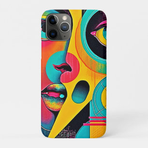 Case-Mate iPhone Case Sentiments Colorés : Visage Abstrait