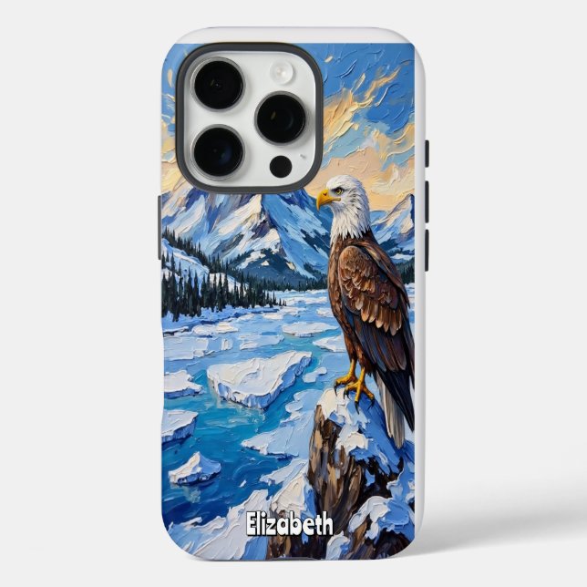 Coques Case-Mate iPhone Sentinel Eagle, Majesté congelée (Verso)