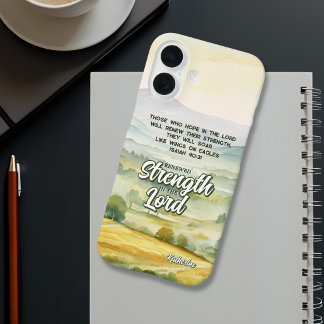Coque Pour iPhone 16 S'envoler sur les ailes comme l'aigle chrétien