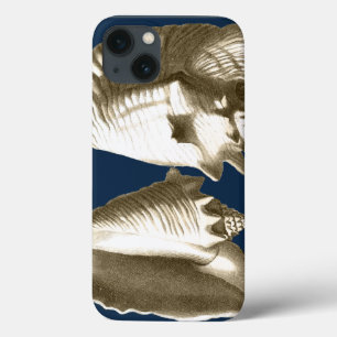 Coque Case-Mate iPhone Sepia Conch Seashells
