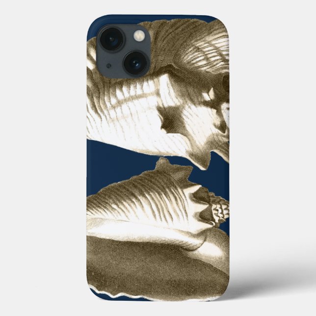 Coques Case-Mate iPhone Sepia Conch Seashells (Verso)