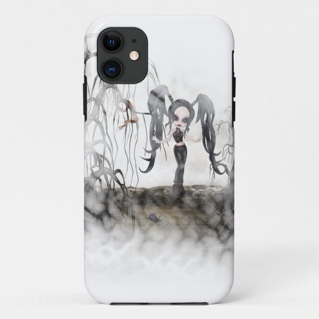 Coques Case-Mate iPhone Sepia Goth Girl Vignette (Dos)