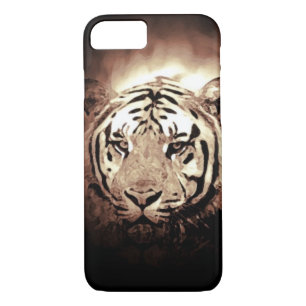 Coque iPhone 7 Sepia Tiger