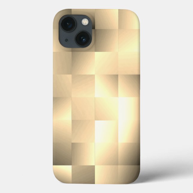 Coques Case-Mate iPhone Sepia Tones dans un Motif Carré (Verso)