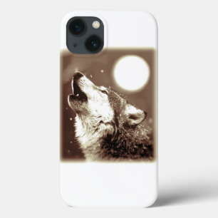 Etui iPhone Case-Mate Sepia Wolf & Moon