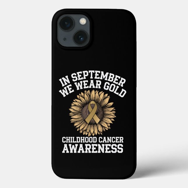 Coques Case-Mate iPhone Septembre Nous Portons l'Or Sensibilisation au Can (Verso)
