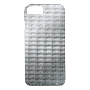 Coque iPhone 8/7 Séquin argenté métallique brillant