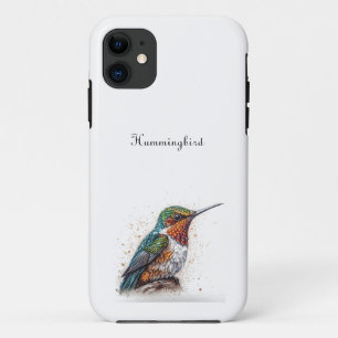 Case-Mate iPhone Case Serenade de colibri orné, personnalisé