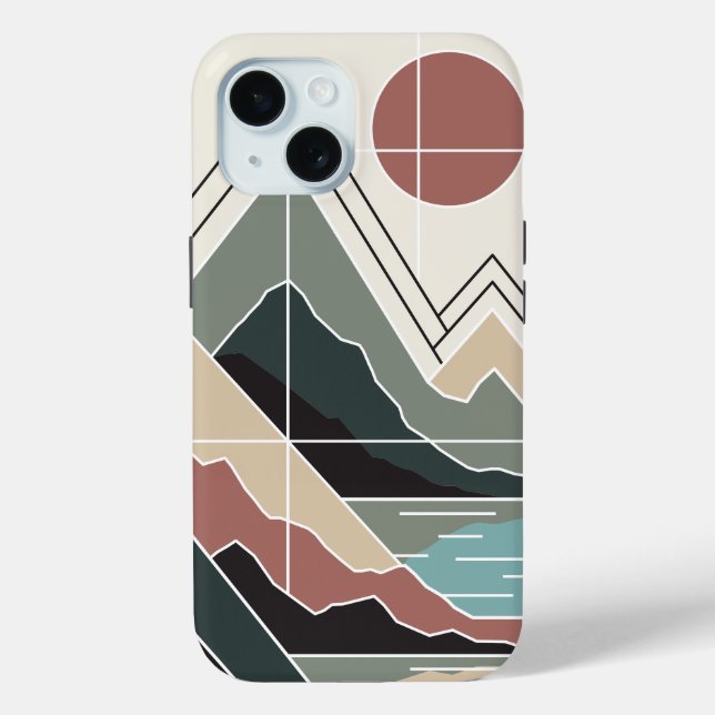 Coques Case-Mate iPhone Serene Peaks (Verso)