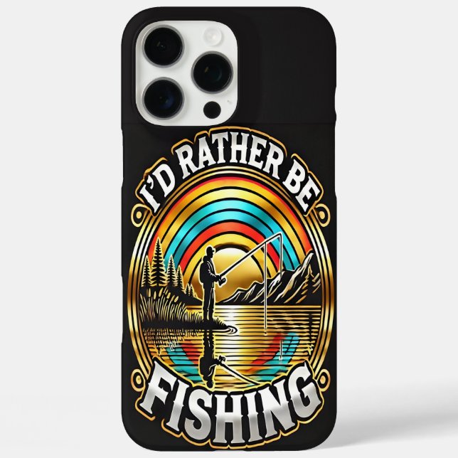 Coques Case-Mate iPhone Serene Sunset Fishing (Verso)