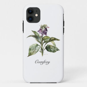 Case-Mate iPhone Case Serene Watercolor Comfrey, personnalisée