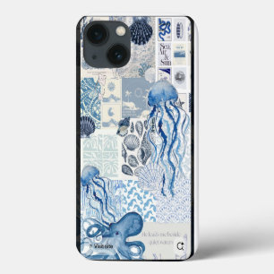 Case-Mate iPhone Case Sérénité Côtière : Édition Collage de la Vie Marin