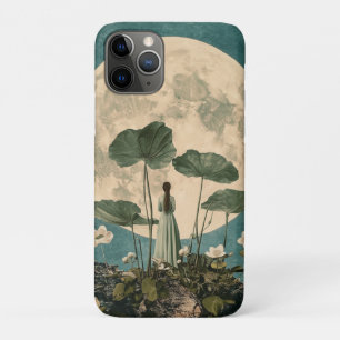 Case-Mate iPhone Case Sérénité Lune - Scène Lotus Vintage