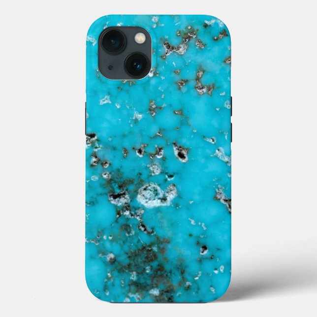 Coques Case-Mate iPhone Série Gemstone - Belle Flawed Turquoise (Verso)