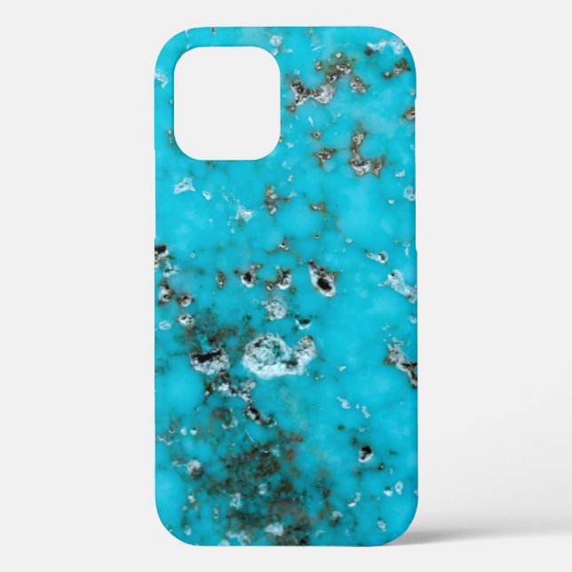 Coques Case-Mate iPhone Série Gemstone - Belle Flawed Turquoise (Verso)
