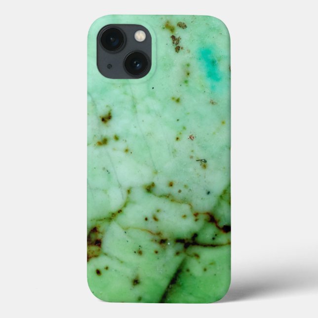 Coques Case-Mate iPhone Série Gemstone - Design Jade Vert (Verso)