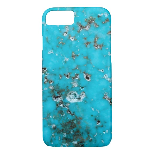 Coques Case-Mate iPhone Série Gemstone - Turquoise (Dos)
