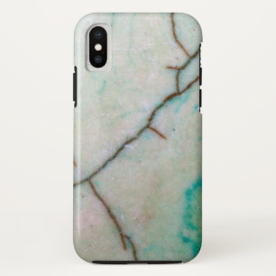 Etui iPhone Case-Mate Série Gemstone - Turquoise Craqué Avec Vert