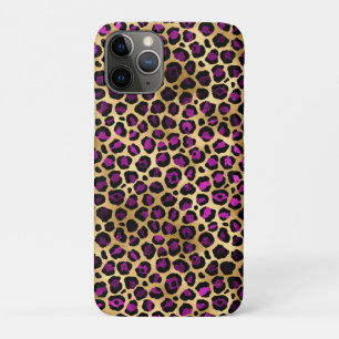 Case-Mate iPhone Case Série Purple and Gold Leopard Design 4