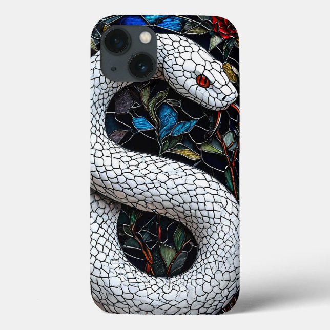 Coques Case-Mate iPhone Serpent blanc (Verso)