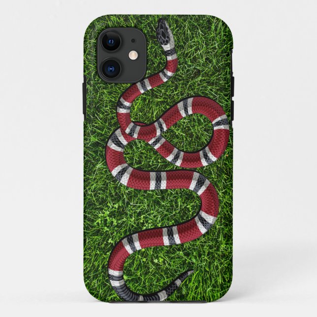 Coques Case-Mate iPhone serpent corail (Dos)