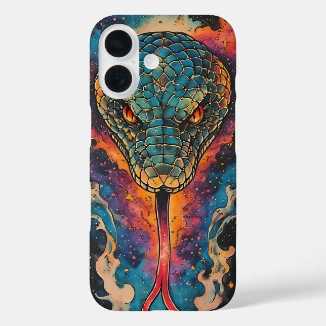 Coques Case-Mate iPhone Serpent Cosmique Vivant Avec Espace Évasif (Verso)
