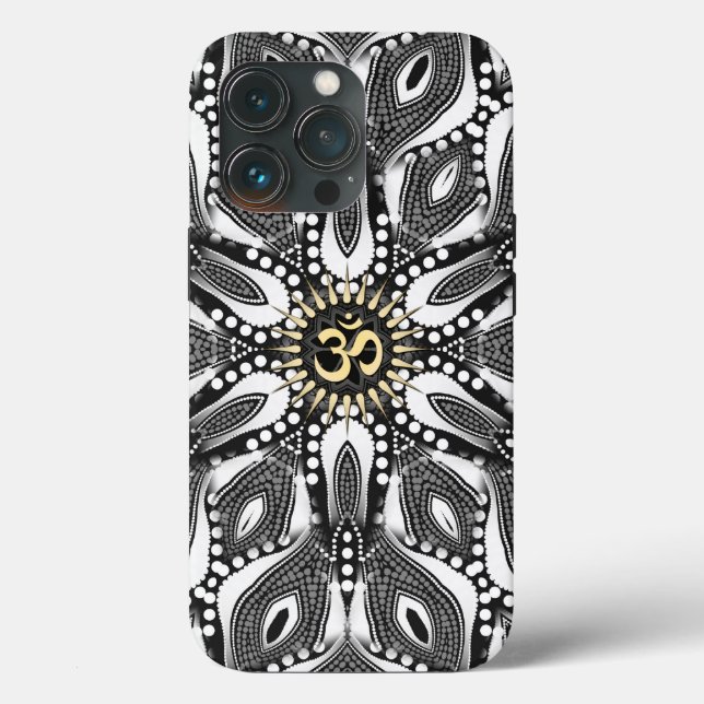 Coques Case-Mate iPhone Serpent psychédélique Aum OM (Verso)