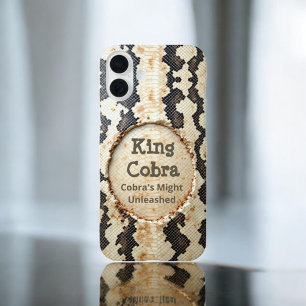 Coque Pour iPhone 16 Plus Serpent Regal : Le roi Cobra