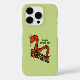 Coque iPhone 16 Pro Serpent rouge